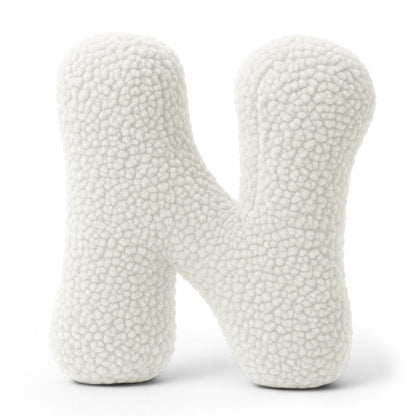 MeowBaby.de MeowBaby Buchstaben-Kissen Bearly - creme/weiß