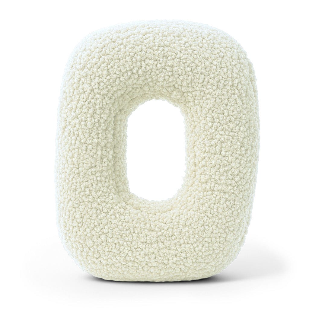 MeowBaby.de MeowBaby Buchstaben-Kissen Bearly - creme/beige