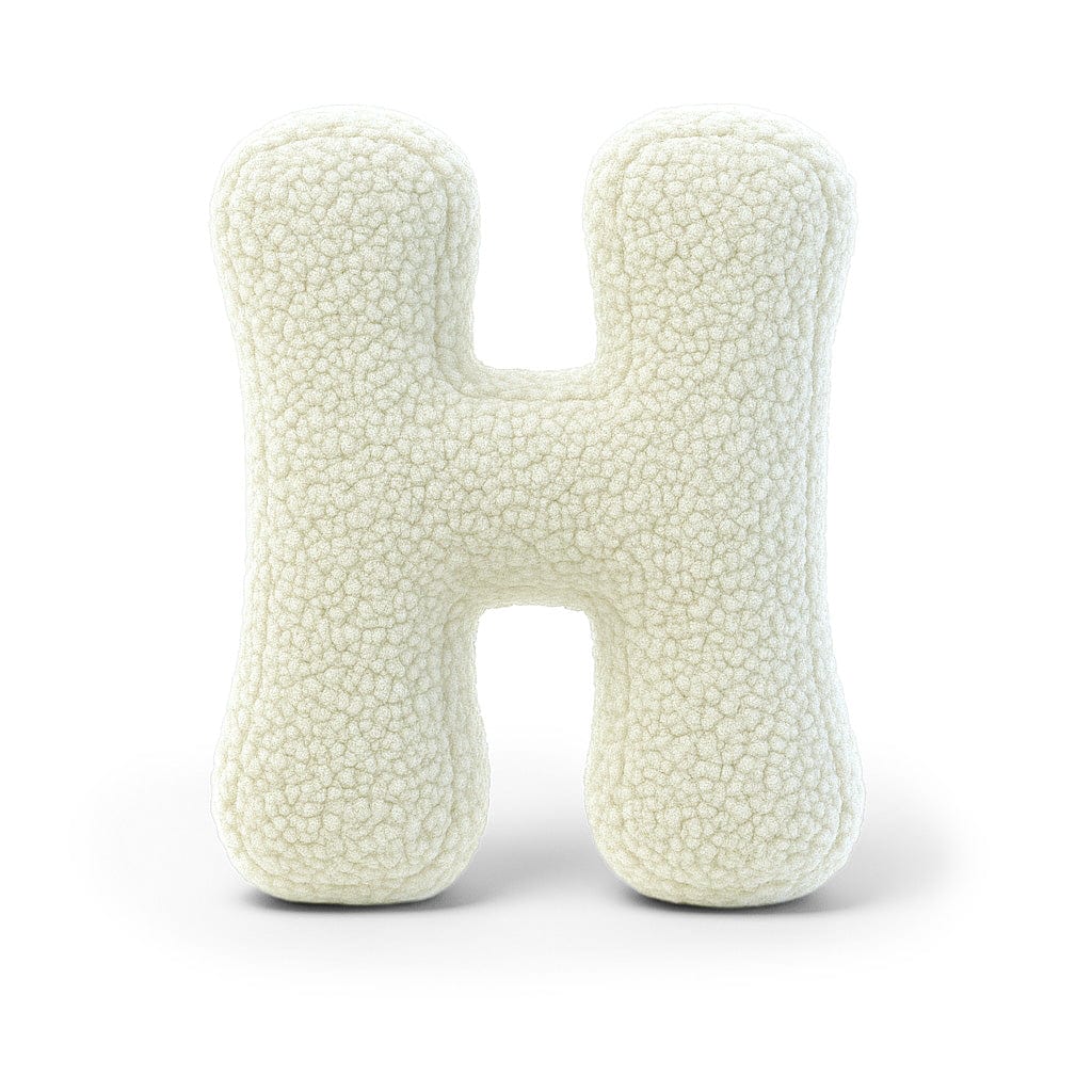 MeowBaby.de MeowBaby Buchstaben-Kissen Bearly - creme/beige
