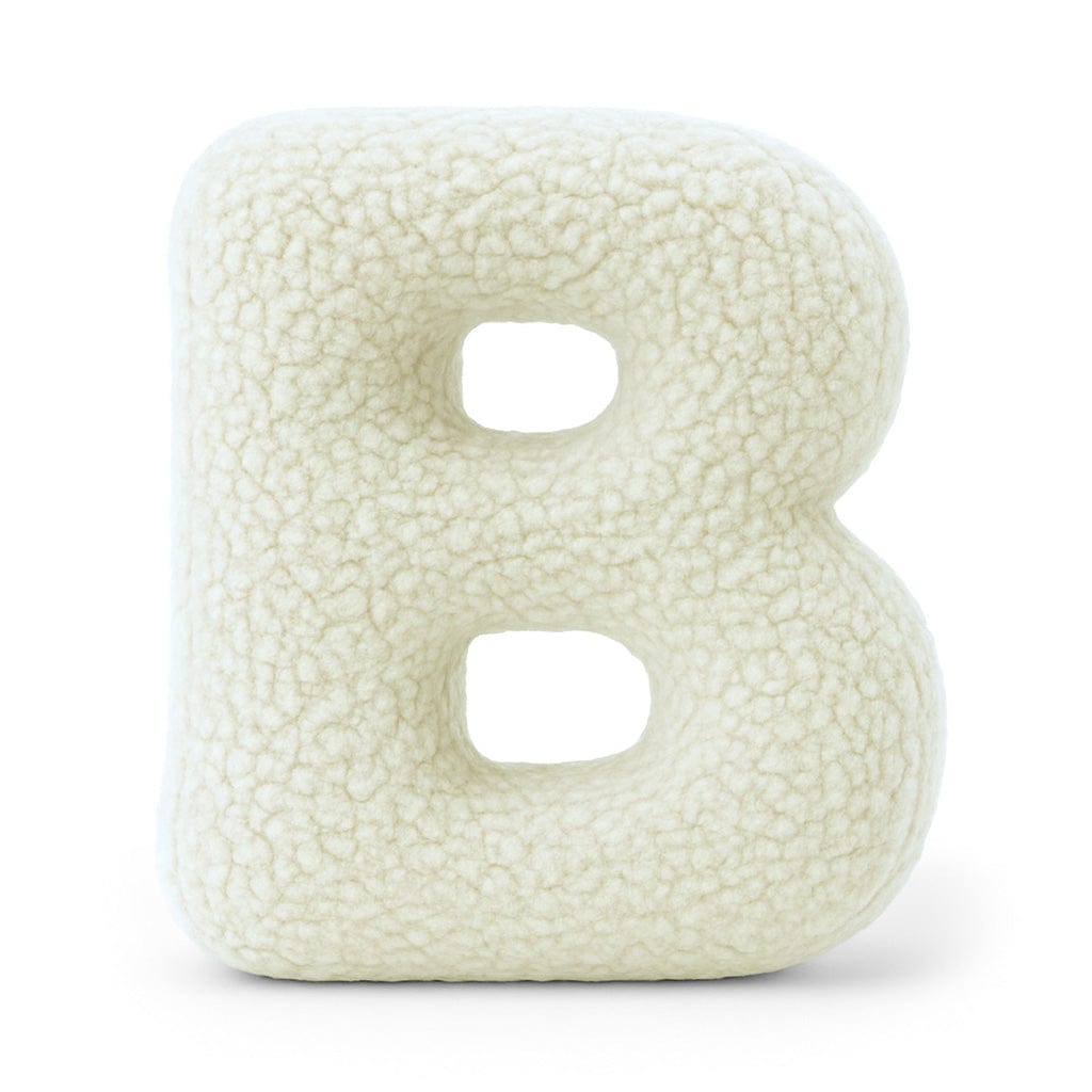 MeowBaby.de MeowBaby Buchstaben-Kissen Bearly - creme/beige