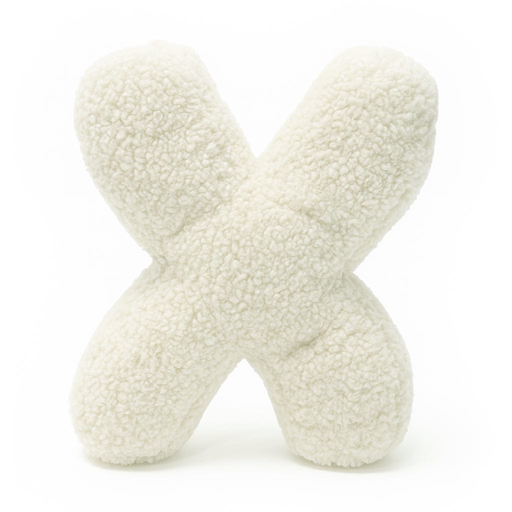 MeowBaby.de MeowBaby Buchstaben-Kissen Bearly - creme/beige