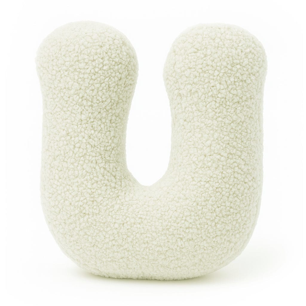 MeowBaby.de MeowBaby Buchstaben-Kissen Bearly - creme/beige
