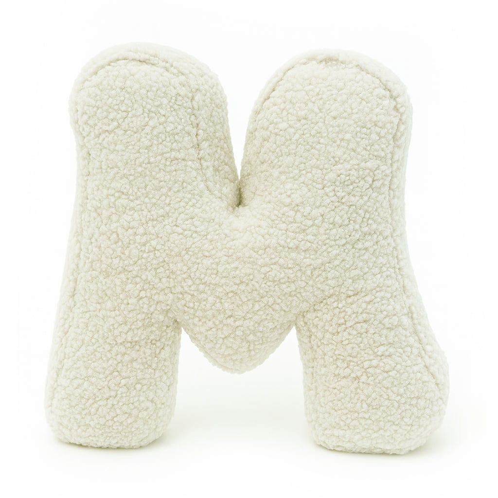 MeowBaby.de MeowBaby Buchstaben-Kissen Bearly - creme/beige