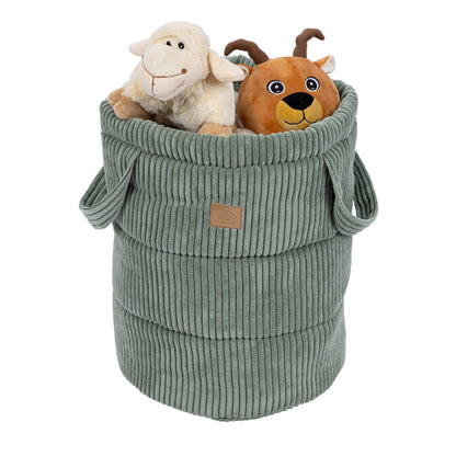 MeowBaby.de MeowBaby Spielzeugtonne Cord Classic Cord Edition
