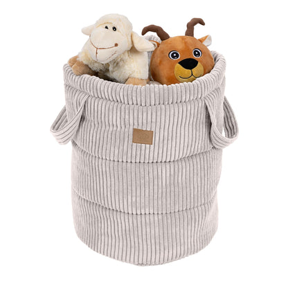 MeowBaby.de MeowBaby Spielzeugtonne Cord Classic Cord Edition