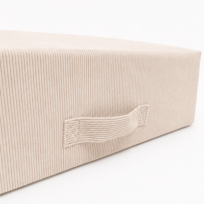 MeowBaby.de MeowBaby Hüpfpolster Cord Premium 60x60 cm