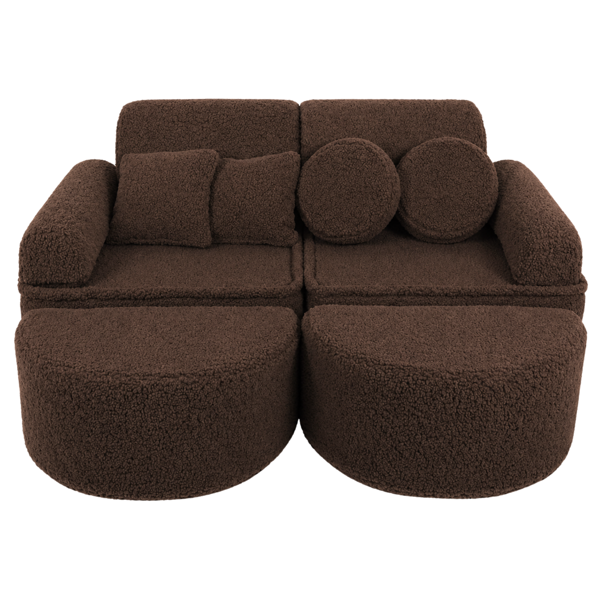 MeowBaby.de MeowBaby Spielsofa Mini Max Bearly Soft Teddy Edition