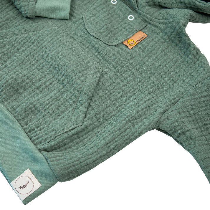 Löwenkind Hoodie mit Pad-Tasche