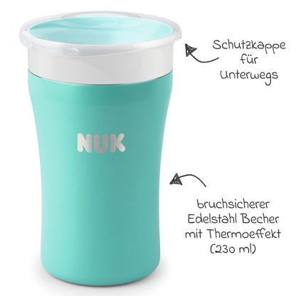 NUK Magic Cup Thermobecher Edelstahl 230ml