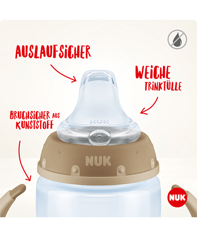 NUK Disney Winnie Puuh First Choice Trinklernflasche 150ml mit Temperature Control