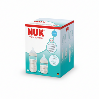 NUK Perfect Match Multi Pack 4er Flaschen Set