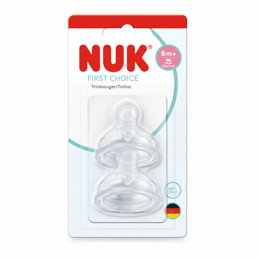NUK First Choice Silikon Trinksauger 2er Set