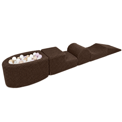 MeowBaby.de MeowBaby Schaumspielset Bearly mit Bällebad, 100 Bälle