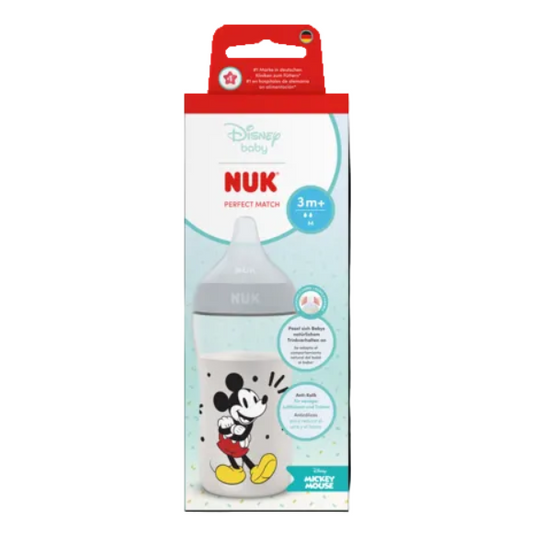 NUK Disney Mickey Mouse Perfect Match Babyflasche 260ml